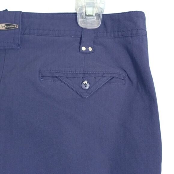 Jamie Sadock Size 10 Pants Womens Purple Button Closure High Waisted Zip Pockets - Picture 9 of 14